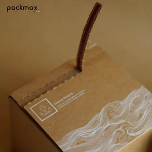 Eco-friendly Custom Reusable Recyclable Self-Sealing Zipper Tear Strip Cardboard Paper Coffee <b>Box</b> <b>Gift</b> Packaging Four-Color - Product Image 6