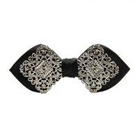 Accessoires Papillon Haut de Gamme en Métal Creux Style Rétro pour Hommes – Idéal pour Banquets et Fêtes