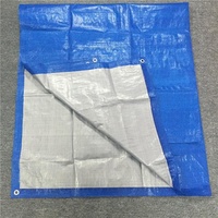 Bâche en polypropylène bleu, tissée à la chaîne, enduite imperméable, pour couverture et doublure de camion
