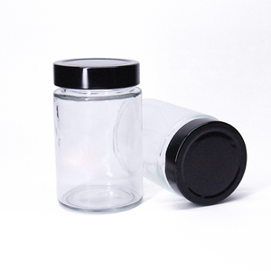Tarro de cristal de almacenamiento de miel para conservas de mantequilla de maní de boca ancha de gran oferta con tapa de altura profunda - Product Image 3