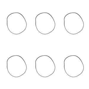 6 correas de transporte 188A compatibles con Epson U220D TM U220PD TM U220A U220PA U220B TM U220PA TM U220D TM-U220D TM-U220A TM U220B - Product Image 4