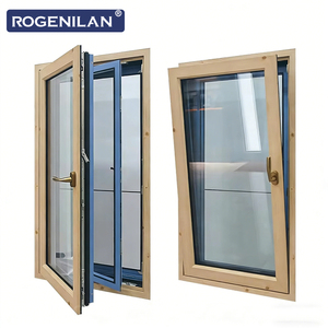 <span class=keywords><strong>Ventanas</strong></span> Abatibles Rogenilan Personalizadas con Marco de Aluminio Estándar Australiano, Vidrio Templado de Doble Panel con Baja Emisividad, <span class=keywords><strong>Aislamiento</strong></span> <span class=keywords><strong>y</strong></span> Eficiencia Energética - Product Image 1