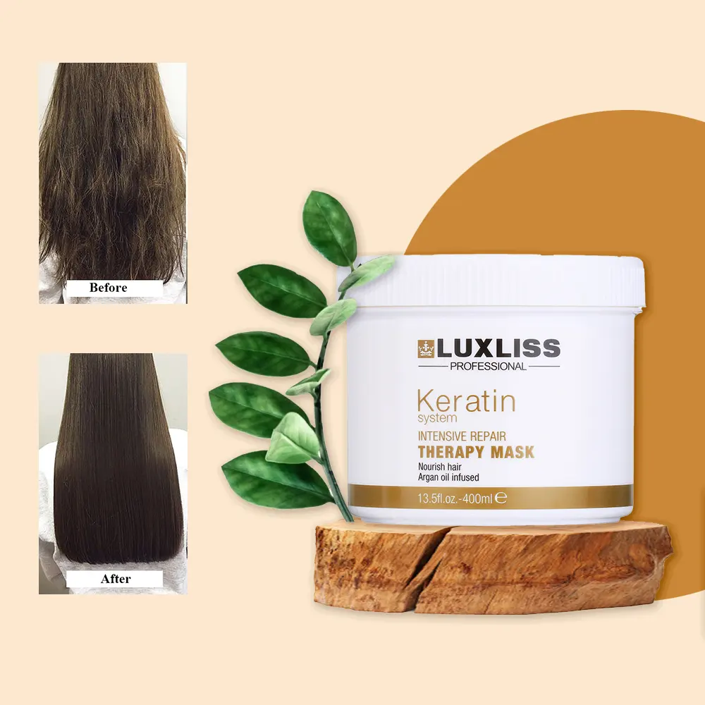 Luxliss Braziliaanse Keratine Intensieve Reparatie Therapie Haarmasker