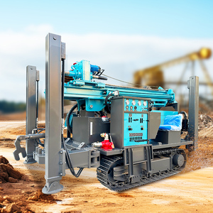 공기 압축기가있는 물 우물 보어 홀 드릴링 장비용 크롤러/바퀴 장착 공압 드릴링 장비 - Product Image 2
