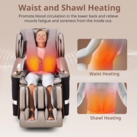 Fauteuil de massage moderne en cuir PU à gravité zéro 8D, vente directe du fabricant, prix bas pour la maison et le bureau