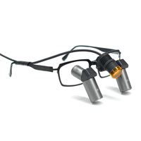 Clip-On 15w LED Surgical Headlight with 6.5x Loupe Magnifying Glasses Rechargeable Headband Light for ENT Dental Veterinary