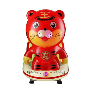 Diversión Comercial MP5 Pantalla <span class=keywords><strong>Fortune</strong></span> Tiger Animal Kiddie Ride Rocking Machine Monedas para niños - Product Image 4