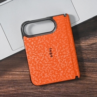 Coque de téléphone rigide anti-chute à couverture intégrale, magnétique, effet glace craquelée, compatible avec les iPhone Duo, par IDEAL Factory