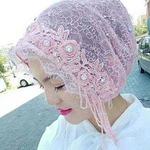 หมวกผู้หญิงหลากสีสัน ผ้าลูกไม้สีพื้น เป็นมิตรกับสิ่งแวดล้อม ระบายอากาศได้ดี สวมใส่สบาย เหมาะสำหรับใช้ในชีวิตประจำวัน - Product Image 1