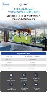 Canbest Rx P2.6 2.604Mm 4000X2500Mm 13.12X8.2Ft Alquiler interior Pantalla de visualización de pared de video LED para sala de conferencias en Montenegro - Product Image 5
