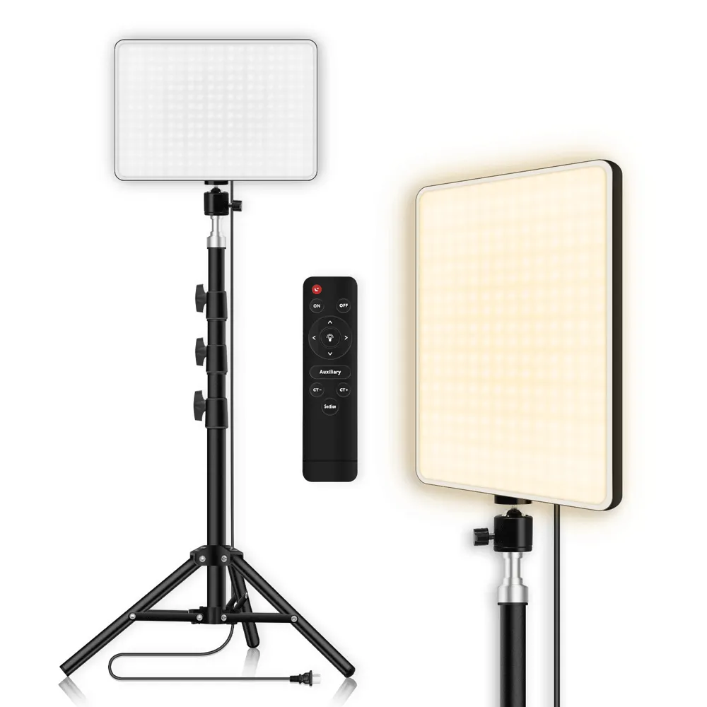 LED Video Light With Professional Remote Control Dimmable Panel Lighting Photo Studio Live Photography fill Lamp M24