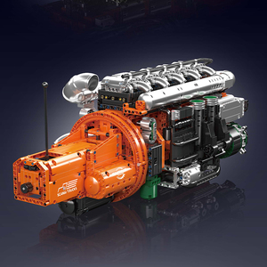 For MOULD KING 10200 for Scania Truck <strong>Engine</strong> Transmission Building Block <strong>Kits</strong> Creative Puzzle <strong>Model</strong> Toy for Adults Perfect Gift - Product Image 4