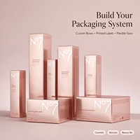 Boîtes et étiquettes d'emballage personnalisées pour soins de la peau OEM, boîte en papier cosmétique de luxe sur mesure pour ensembles de produits de beauté