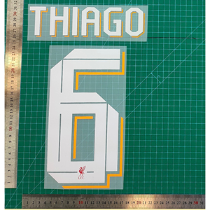 22-26 nhà một in vải ren sắt-on da PU tùy chỉnh số dập truyền nhiệt vá cho hàng may mặc - Product Image 3