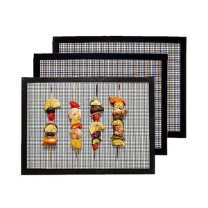 Logo personnalisé <span class=keywords><strong>réutilisable</strong></span>, facile à nettoyer, antiadhésif sur le revêtement, PTFE, plaque <span class=keywords><strong>de</strong></span> barbecue, <span class=keywords><strong>cuisson</strong></span>, gril, rouleau, <span class=keywords><strong>feuille</strong></span> <span class=keywords><strong>de</strong></span> tapis en maille - Product Image 3