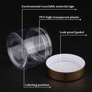 5g 10g 15g 20g 30g 50g 60g 1oz 2oz Small <b>Plastic</b> <b>Jar</b> Glitters Cosmetic Container with Lids Lip Balms Container Packaging - Product Image 5