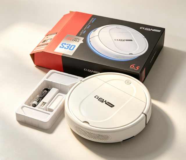New Robot Vacuum Mop 3 in 1 Vacuum Sweeping Mop Strong Suction Suitable for Pet Hair Carpet Floor Robot Vacuum Cleaner
