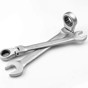 Shake Head <strong>Ratchet</strong> Stainless Steel Bidirectional Movable Head <strong>Ratchet</strong> <strong>Wrench</strong> Quick Manual Dual Purpose <strong>Ratchet</strong> <strong>Wrench</strong> - Product Image 1