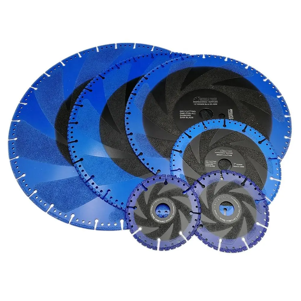 diatool Vacuum brazed multi purpose demolition blade diamond granite saw blade for steel pipe stone concrete iron