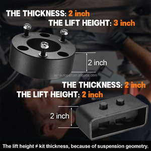 Kit pengangkat Leveling belakang, aluminium untuk 2004-2022 Ford F150 2WD 4WD <span class=keywords><strong>3</strong></span> "depan & <span class=keywords><strong>2</strong></span>" - Product Image 3