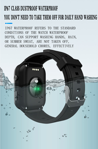 Senior Citizens Waterproof Smart <strong>Watch</strong> Large IPS <strong>Display</strong> Fall <strong>Alarm</strong> Locator Tracking Answer Call Feature IP67 Elderly Square - Product Image 5