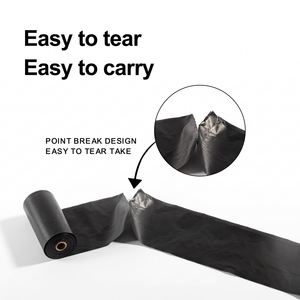 Bolsas para Desechos de Perros, Material PE, Diseño Simple, Color Negro, 8 Rollos de Repuesto, Fábrica OEM - Product Image 2