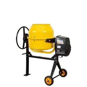 Mezcladora de Concreto de <span class=keywords><strong>120</strong></span> <span class=keywords><strong>Litros</strong></span> con Motor Diésel, Ruedas Grandes y Motor de 500W - 1 Año de Garantía para Proyectos de Construcción - Product Image 1