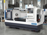 Torno CNC Económico Automático Horizontal CK6170, Torno de Bancada Plana de Alta Resistencia con Sistema de Control GSK, Precio Económico