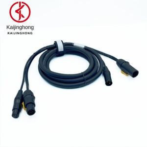 Câble <span class=keywords><strong>hybride</strong></span> professionnel OEM <span class=keywords><strong>XLR</strong></span> 3P Contrôle de la lumière Powercon True1 Câble DMX/signal/microphone - Product Image 2
