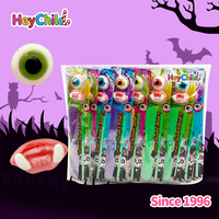 Bonbons en gros amusant enfants Halloween jouet bonbons Combo globe oculaire prothèse dentaire gommes bambou libellule jouet idéal pour les faveurs de fête effrayantes