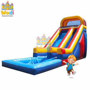 Tobogán Acuático Inflable, Trampolín Acuático, Tela <span class=keywords><strong>de</strong></span> PVC Resistente <span class=keywords><strong>de</strong></span> 0.55mm, Garantía <span class=keywords><strong>de</strong></span> 3 Años, para Lago, Piscina, Recreación Acuática <span class=keywords><strong>de</strong></span> Verano - Product Image 3