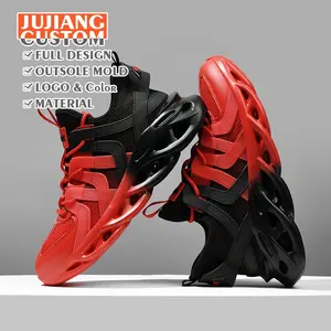 Chunky Sneaker Plus Size 45 46 Men Blade Sole Running Shoes Fashion Casual Mesh Breathable Height Increased Platform Sport Shoes
