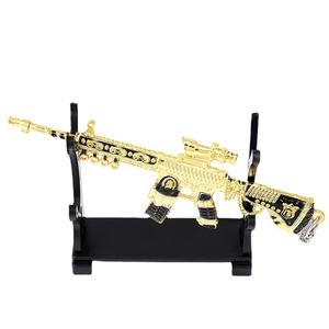 PlayerUnknown's Battlegrounds - Nouveau porte-clés pendentif miniature en alliage de zinc, modèle 98K doré camouflage, accessoire de jeu 003 - Product Image 5