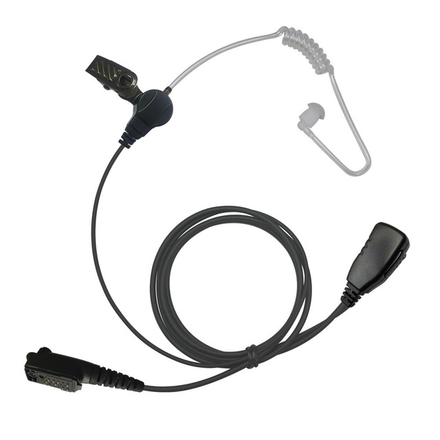 Air Tube Earpiece Headset Earphone with PTT and Microphone for EADS AIRBUS TH1N TH1N THR8 Two Way Radio