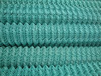 Chaîne cubaine galvanisée, fil de treillis revêtu de PVC, clôture de jardin extérieure, clôture de sécurité pour l'agriculture, rouleaux pour l'extérieur