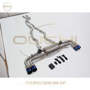 Scarico Catback Ouchi per BMW M240i <span class=keywords><strong>G42</strong></span> 3.0T, Tubi in Acciaio Inox, Valvola Silenziatore, Parti Auto Performance, Valvetronic, Parete da 1,5mm - Product Image 4