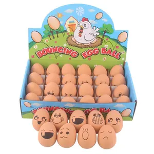 Köpek çiğnemek oyuncak yumurta şekli zıplayan top atlama topları köpek kedi köpek için kauçuk köpek oyuncak
