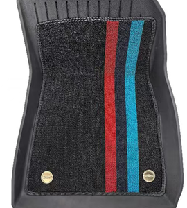 Alfombrilla <span class=keywords><strong>de</strong></span> Coche Universal <span class=keywords><strong>de</strong></span> Lujo, Antideslizante e Impermeable, <span class=keywords><strong>de</strong></span> Textilene, Marca Aveo, en Rollo <span class=keywords><strong>de</strong></span> TPE con Superficie <span class=keywords><strong>de</strong></span> Chenilla y Rayas Tricolor - Product Image 4
