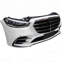 Conjunto de Parachoques Delantero para Mercedes-Benz Clase S S450L S500L W223, con Radiador y Parte Frontal Completa, 2021-2025