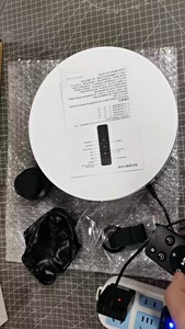 Espositore elettrico da 22CM con telecomando <span class=keywords><strong>giradischi</strong></span> rotanti di 360 gradi per la ripresa della foto Base - Product Image 5