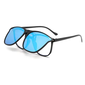 太阳镜2023新款TR镜框夹太阳镜时尚潮流偏光太阳镜夹眼镜老花镜ED3002