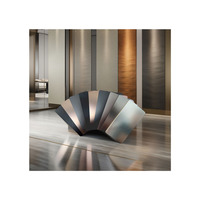 Plaque métallique en cristal de carbone de 5mm 8mm panneau mural de décoration de meubles d'intérieur écologique en panneau de fibres E0 émission de formaldéhyde