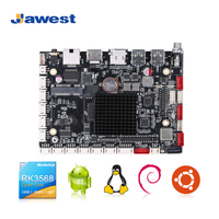 0.8Tops Sistem Android 11.0 Rockchip Rk3568 Papan Pengembangan Daya Rendah Performa Tinggi CPU Terintegrasi untuk AI Lapangan