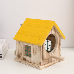 Marco de Madera para Pájaros, Mini Nido Colgante para Exteriores, Modelo YC-984121 - Product Image 3