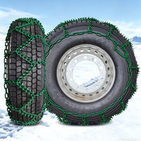 Cadenas para Neumáticos de Camión HNZ de Acero Aleado, Galvanizadas y Tratadas Térmicamente, de Alta Calidad, para Tractor y Vehículos Pesados, 1 Año de Garantía