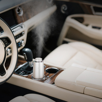 Diffuseur d'arômes mini rechargeable sans eau pour la maison et la voiture, anti-fuite, en aluminium, à piles