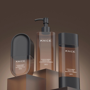 Người đàn ông của bao bì mỹ phẩm thiết kế mờ hổ phách 40ml chai thủy tinh với <span class=keywords><strong>Matt</strong></span> nắp màu đen và <span class=keywords><strong>Matt</strong></span> hộp màu đen - Product Image 5