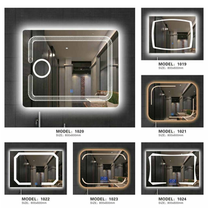 กระจกกระ<span class=keywords><strong>จ</strong></span>กในห้องน้ำไฟ LED backlit สไตล์คลาสสิกสี่เหลี่ยมผืนผ้าทันสมัยกระ<span class=keywords><strong>จ</strong></span>กตกแต่งโรงแรม - Product Image 6