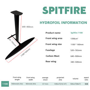 Spitfire 1100 - Mástil de Carbono de Alto Módulo para Tabla de Surf Electrónica, Wing Efoil, Deportes Acuáticos, Surf, Kitesurf, Foil, Hydrofoil - Product Image 2