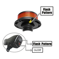 EMARK-Luces intermitentes de emergencia para camión, 18 luces de advertencia LED, ámbar, 12V, 24V